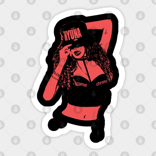 Hyuna // 90s Aesthetic Design Sticker by Knockbackhaunt